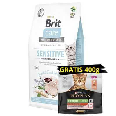 Brit Care Cat Grain-Free Sensitive Allergy Management 7kg + GRATIS een verrassing voor je kat!