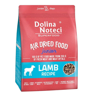 DOLINA NOTECI Superfood Junior schotel met lam - gedroogd hondenvoer 5kg