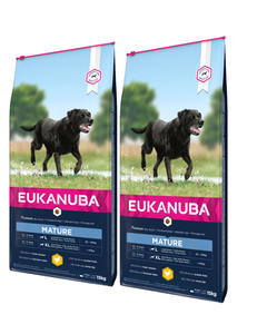 EUKANUBA Oudere Grote Rassen Kip 2x15 kg