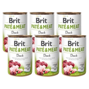 Brit Pate & Vlees met Eend 6x400g