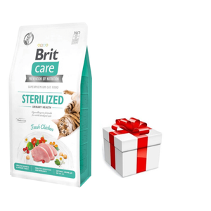 Brit Care Cat Grain-Free Sterilised Urinary Health met Kip 7kg + GRATIS een verrassing voor je kat!