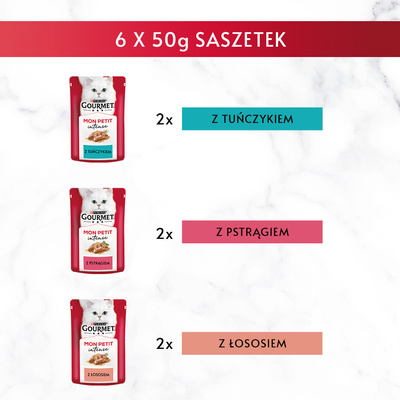 GOURMET Mon Petit Visfilets 6x50g