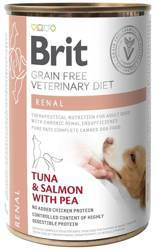 Brit Grain Free Veterinary Diet Renal Tonijn, Zalm & Erwten 400g