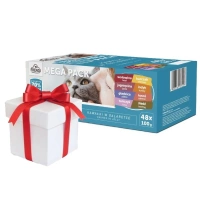 Frendi kattenzakjes vlees- en vissmaak in gelei 48x100g + VERRASSING VOOR DE KAT