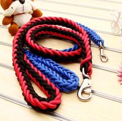 NUXIE® dik gevlochten hondenriem 120cm