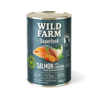 Wild Farm Superfood Zalm 400g graanvrij hondenvoer