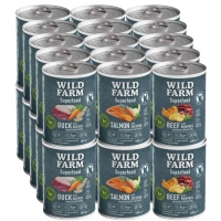 Wild Farm Superfood Rund 30x400g graanvrij hondenvoer MIX