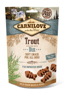 Carnilove Semi-Moist Snack, forel en dille, 200 g