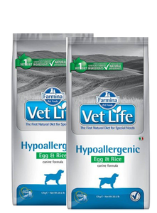Farmina Vet Life Canine Hypoallergeen Ei & Rijst 2x12kg