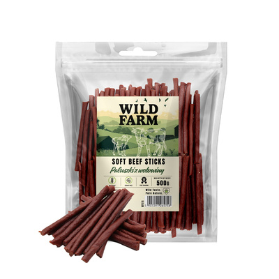 WILD FARM beef sticks 500g hondensnacks