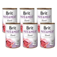 Brit Pate & Vlees Lam 6x400g