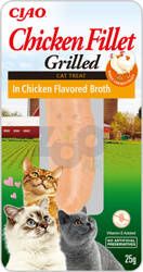 INABA Kipfilet voor katten - Kip in kippenbouillon 25g