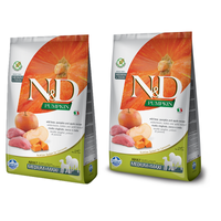Farmina N&D Pompoen Graanvrij Canine Adult Medium&Maxi Beren&Appel 2x12kg 