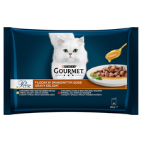 Gourmet Perle kattenvoer filets in een smakelijke saus 340g (4 x 85g)