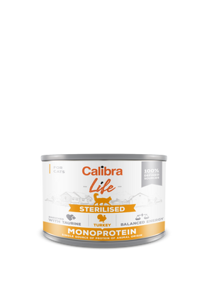 CALIBRA Cat Life Gesteriliseerde Kalkoen 200g