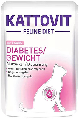Kattovit Diabetes/Vreetzalm 85g