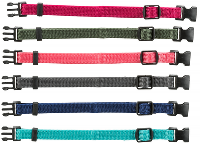 Trixie Junior Puppy Halsbanden Set Maat M-L (Licht) 6pc 