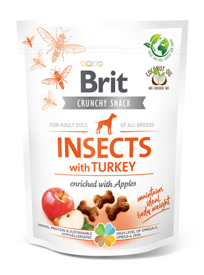 Brit Care Hond Crunchy Cracker Insecten Rijk aan Kalkoen 200g