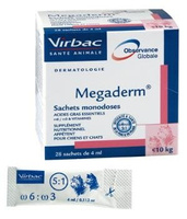 Virbac Megaderm voor honden en katten 28x4ml