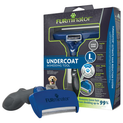 FURMINATOR Tool voor het uitkammen van losse ondervacht bij langharige grote honden