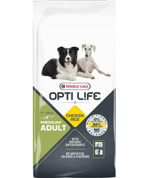 Versele-Laga Opti Life Adult Medium met Kip en Rijst 12,5 kg