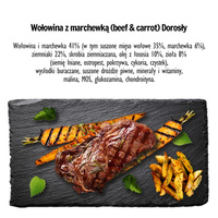 Paka Zwierzaka - Droogvoer SH Rundvlees met wortelen "M" 1.5kg