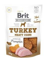 Brit Jerky Snack Kalkoen Meaty Coins 80g