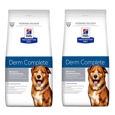 Hill's PD Prescription Diet Canine Derm Complete 2x12kg