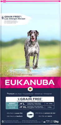 Eukanuba Adult Large Grain Free Zalm 2x12kg