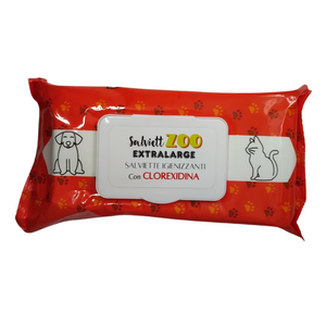 SalviettZOO XL - honden- en kattentrimdoekjes 40st (chloorhexidine)