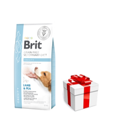 Brit Grain Free Veterinary Diet Hond Obesitas Lam Met Erwten 12kg + GRATIS een verrassing voor je hond!