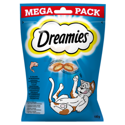 DREAMIES 180 g - kattensnoepje met zalmsmaak