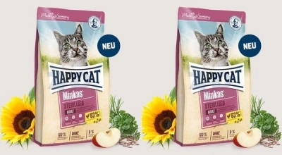 Happy Cat Minkas gesteriliseerde Geflügel met gevogelte 2x10kg 