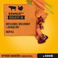 Pedigree Natvoer voor Volwassen Honden in Saus (Rund & Lam, Kalkoen & Wortel) 4x100g