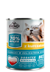 Frendi Stukjes in Delicate Kip Saus 800g