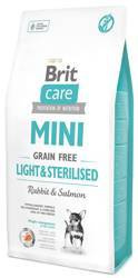 Brit Care Mini Grain Free Light & Gesteriliseerd met Konijn & Zalm 7kg
