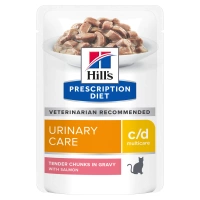 Hill's Prescription Diet c/d Multicare Feline Zalm 85g