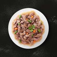 SHEBA blikje 400 g Nature's Collection - volledig natvoer voor volwassen katten, met zalm gegarneerd met yam en sperziebonen, in saus