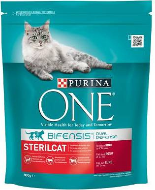 Purina One Kattenvoer Sterilcat met Rundvlees voor katten 800g