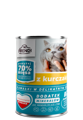 Frendi Stukjes in Delicate Kip Saus 400g