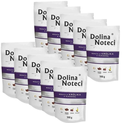 Dolina Noteci Premium Konijn met Veenbes 10x500g