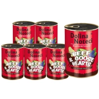 Dolina Noteci Supervoeding Rundvlees met Ganzenhartjes 6x400g