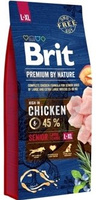 Brit Premium By Nature Senior L+XL met Kip 15kg