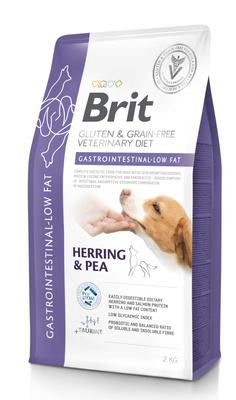 Brit GF Veterinary Diets Hond Gastrointestinal-Low Fat 2kg