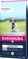 Eukanuba Puppy&Junior Large Breeds Grain Free Salmon 2x12kg