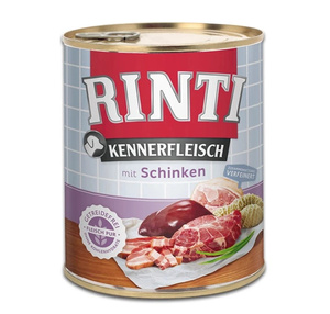 Rinti Kennerfleisch Schinken natvoer voor honden - ham 800g