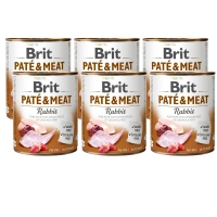 Brit Pate & Vlees met Konijn 6x800g