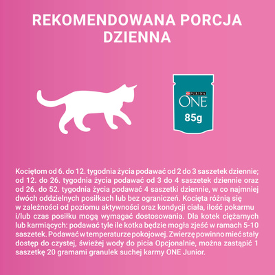 Purina One Junior Kittenvoer met zalm en wortels 85g