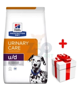 Hill's PD Prescription Diet Canine u/d Urinary Care 10kg + GRATIS een verrassing voor je hond!
