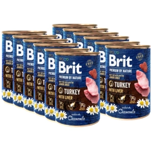 Brit Premium By Nature Kalkoen met Lever 12x400g